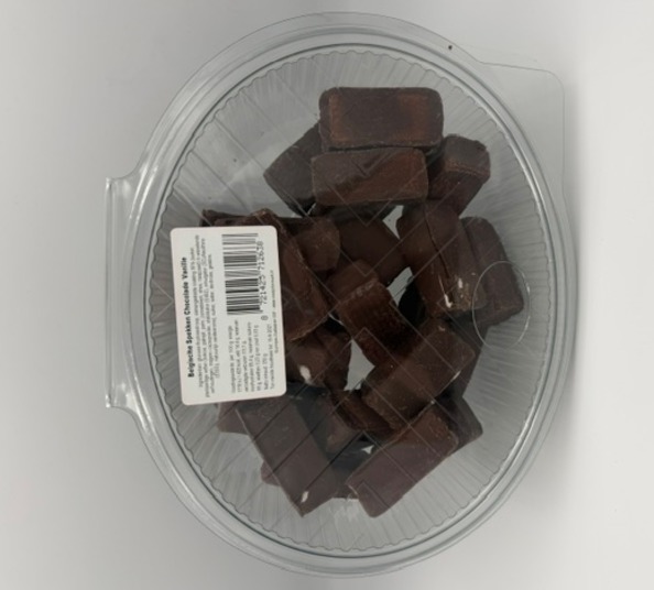 Belgische spekken chocolade vanille 250gr. a22