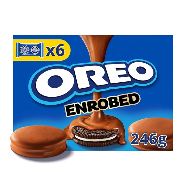 OREO Original met een bedekking met melkchocoladesmaak 10 x 246 gr