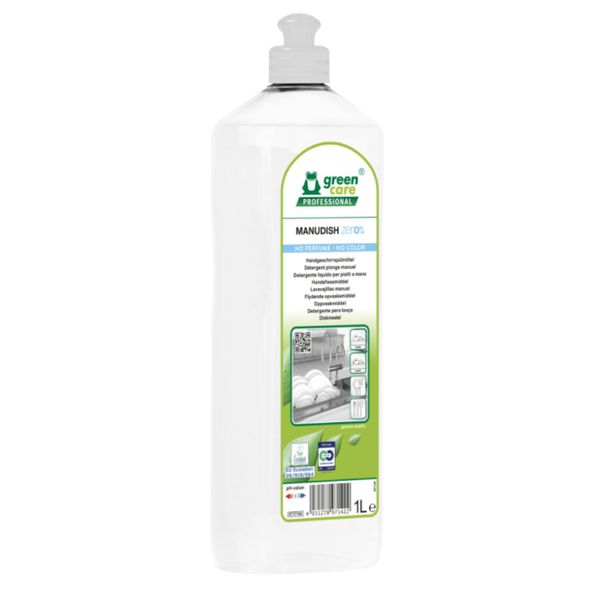 Green care professional manudish zero% afwasmiddel 1 liter
