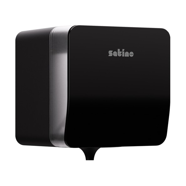Satino Hyginity CF1 poetsroldispenser midi zwart