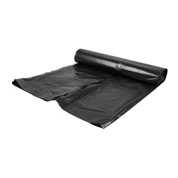 Afvalzak LDPE 65/25x140cm T70 zwart 10 rol a 10 stuks