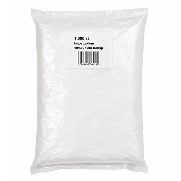 Boterhamzakjes LDPE 10/4x27cm T8 a1000