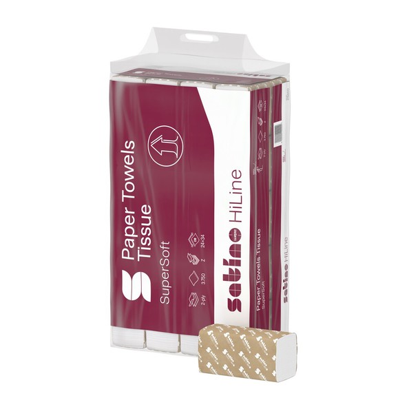 Satino PT2 HiLine interfolded handdoekje 2 laags 20.6x32 cm
