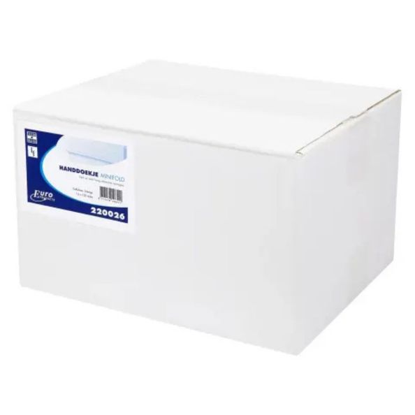 Euro handdoekje minifold 2 laags 26.3 x 20.5 cm
