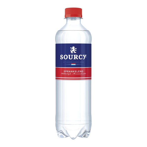 Sourcy sprankelend mineraalwater pet 0.5 liter