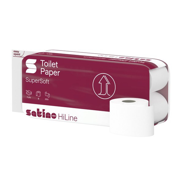 Satino HiLine toiletpapier 3 laags 250 vel 64 rol