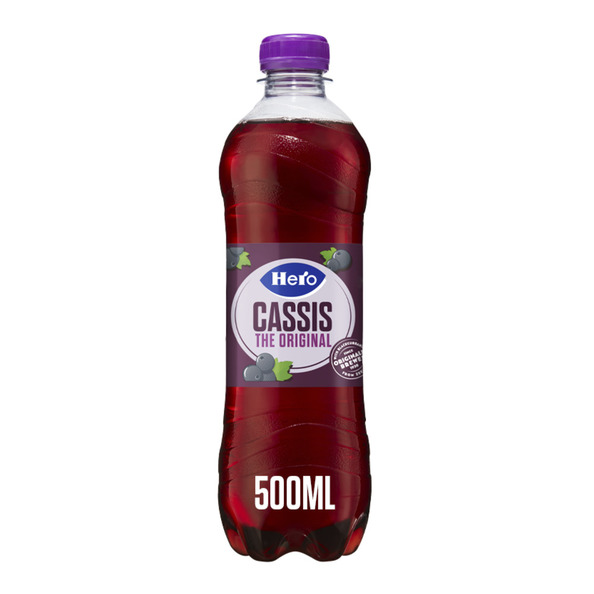Hero cassis pet 50 cl