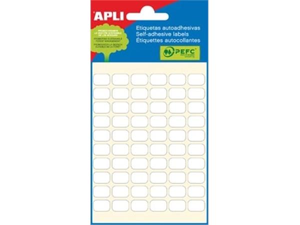 Apli witte etiketten ft 8 x 12 mm (b x h), 360 stu