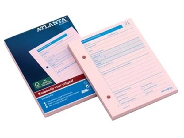 Atlanta blok kasbewijs voor uitgave