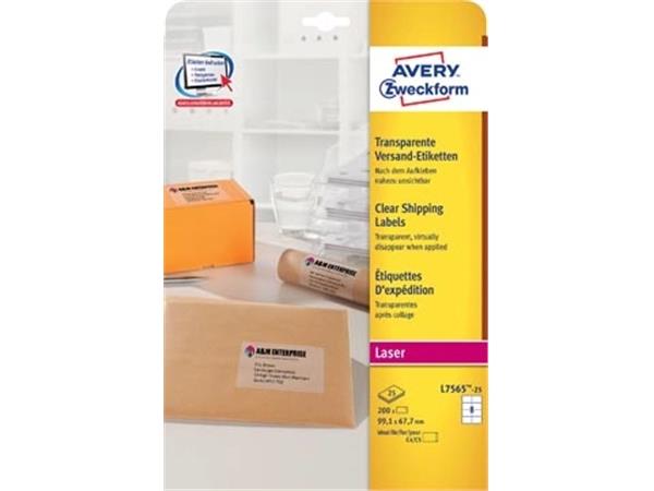 Avery L7565-25 verzendetiketten ft 99,1 x 67,7 mm