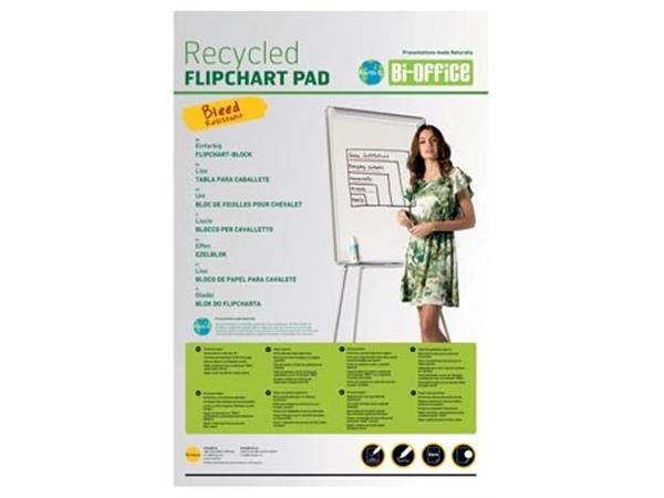 Bi-Office flipchartpapier Earth-it, ft 65 x 98 cm,