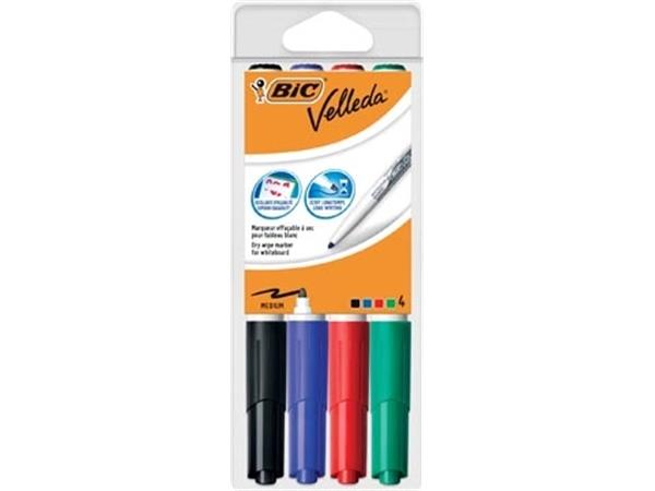 Bic whiteboardmarker Velleda 1741, in geassorteerd