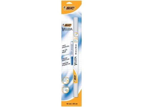 Bic zelfklevende rollen (whiteboard vellen) Velled