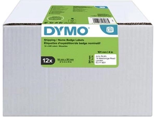 Dymo Value Pack: etiketten LabelWriter ft 101 x 54