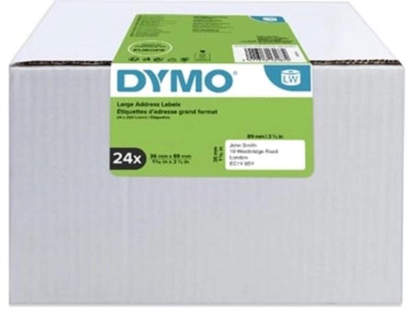 Dymo Value Pack: etiketten LabelWriter ft 89 x 36