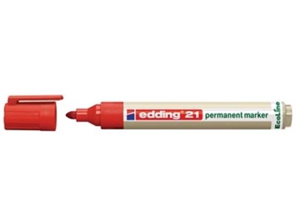 Edding permanent marker Ecoline e-21 rood