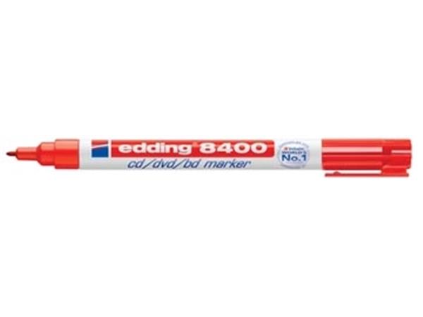 Edding permanent marker voor CD/DVD/BD e-8400 rood