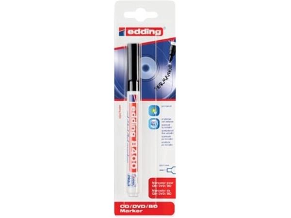 Edding permanent marker voor CD/DVD/BD e-8400 zwar
