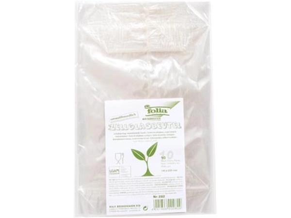 Folia cellofaanzakjes, ft 145 x 235 mm, pak van 10