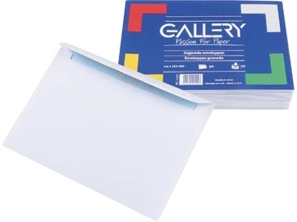 Gallery enveloppen ft 114 x 162 mm, gegomd, pak va
