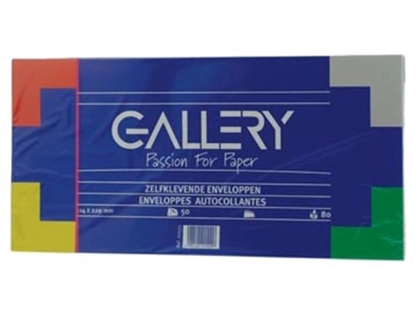Gallery enveloppen ft 114 x 229 mm, stripsluiting,