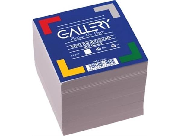 Gallery vulling memokubus, ft 9 x 9 cm, 800 blaadj