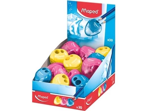 Maped potloodslijper igloo, 2 gaats, geassorteerde
