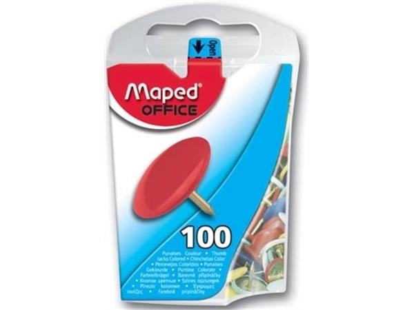 Maped punaises assortiment, doos van 100 stuks