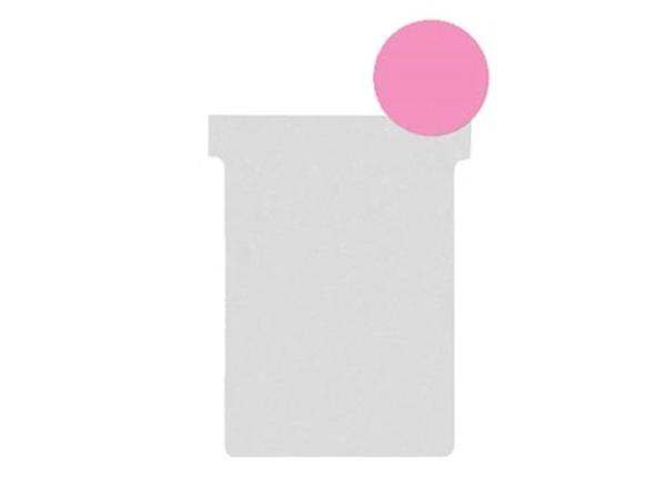 Nobo T-planbordkaarten index 2, ft 85 x 60 mm, roz