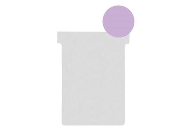 Nobo T-planbordkaarten index 2, ft 85 x 60 mm, vio