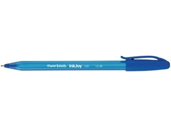 Paper Mate balpen InkJoy 100 met dop, blauw