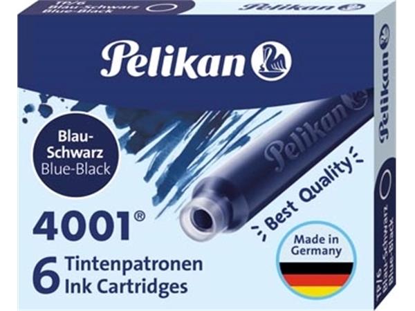 Pelikan inktpatronen 4001 blauw-zwart