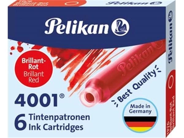 Pelikan inktpatronen 4001 rood