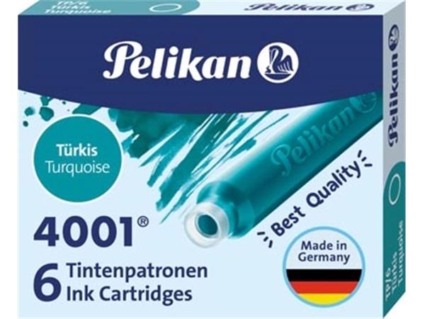 Pelikan inktpatronen 4001 turkoois