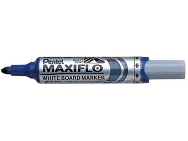 Pentel whiteboardmarker Maxiflo blauw
