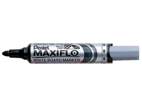 Pentel whiteboardmarker Maxiflo zwart
