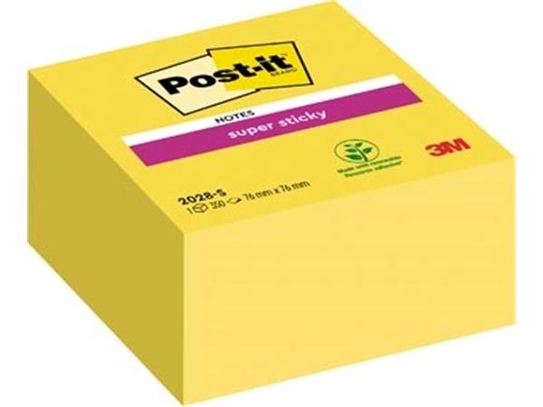 Post-it Super Sticky notes kubus, 350 vel, ft 76 x