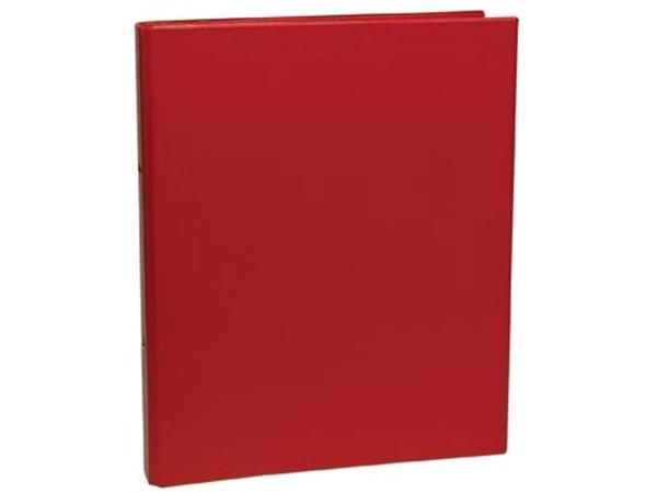 Ringmap, ft A5, 2 ringen van 25 mm, rood