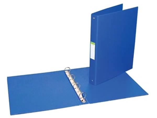 Ringmap voor ft A4, 4 ringen van 25 mm, uit PVC, b