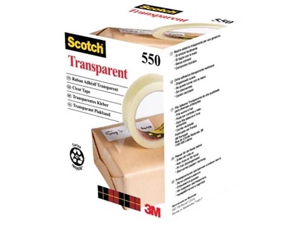 Scotch transparante tape 550 ft 19 mm x 66 m