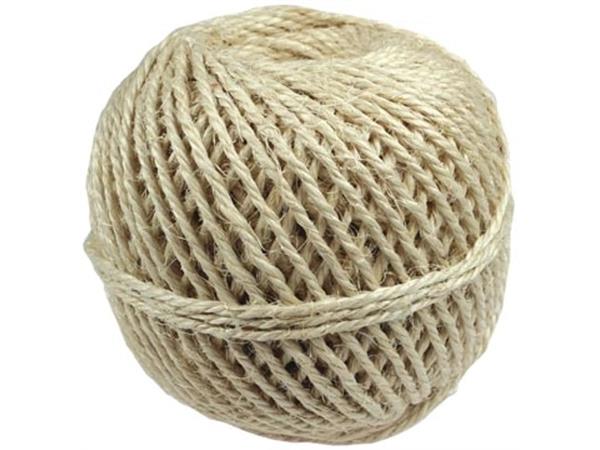 Sisalkoord touw uit 3 draden, bol van 2.500 g, +/-