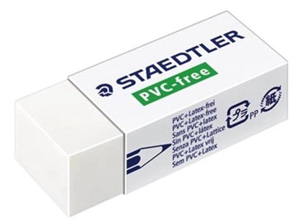 Staedtler gum, small, PVS vrij, wit