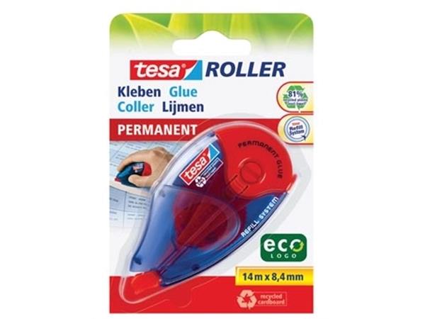 Tesa Roller navulbare lijmroller permanent ecoLogo