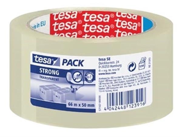 Tesa verpakkingsplakband Strong, ft 50 mm x 66 m,