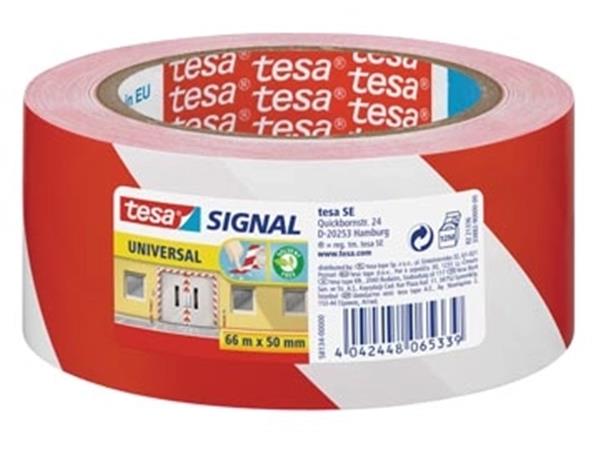 Tesa waarschuwingstape Universal, ft 50 mm x 66 m,