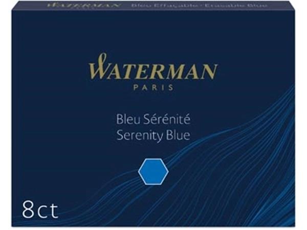 Waterman inktpatronen Standard blauw Florida, pak