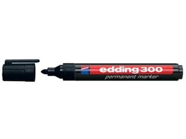 edding permanent marker 300 zwart
